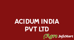 Acidum India Pvt Ltd pune india