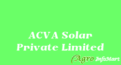 ACVA Solar Private Limited vadodara india