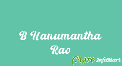 B Hanumantha Rao