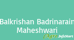 Balkrishan Badrinarain Maheshwari indore india