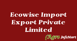 Ecowise Import Export Private Limited ahmedabad india