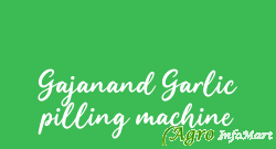 Gajanand Garlic pilling machine