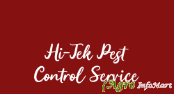 Hi-Tek Pest Control Service chennai india