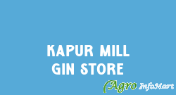 Kapur Mill Gin Store ludhiana india
