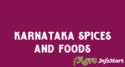KARNATAKA SPICES AND FOODS mysore india