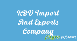 KBV Import And Exports Company