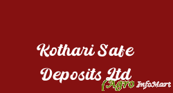 Kothari Safe Deposits Ltd chennai india