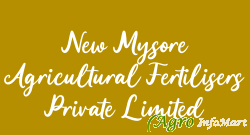 New Mysore Agricultural Fertilisers Private Limited mysore india