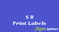 S R Print Labels