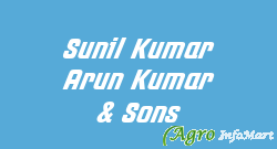 Sunil Kumar Arun Kumar & Sons delhi india