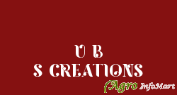 U B S CREATIONS bangalore india
