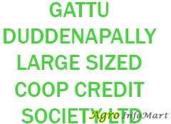 GATTU DUDDENAPALLY LARGE SIZED COOP CREDIT SOCIETY LTD hyderabad india