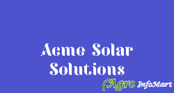 Acme Solar Solutions