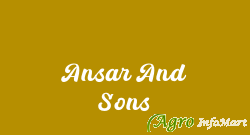 Ansar And Sons mumbai india