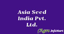 Asia Seed India Pvt. Ltd. bangalore india