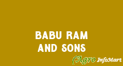 Babu Ram And Sons