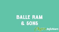 Balle Ram & Sons rohtak india