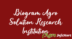 Biogram Agro Solution Research Institution