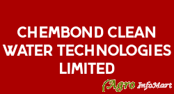 Chembond Clean Water Technologies Limited
