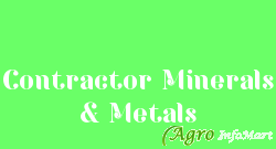 Contractor Minerals & Metals bhavnagar india