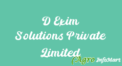 D Exim Solutions Private Limited