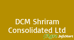 DCM Shriram Consolidated Ltd