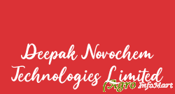 Deepak Novochem Technologies Limited pune india