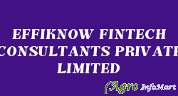 EFFIKNOW FINTECH CONSULTANTS PRIVATE LIMITED
