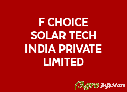 F Choice Solar Tech India Private Limited coimbatore india