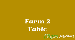 Farm 2 Table mumbai india