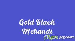 Gold Black Mehandi