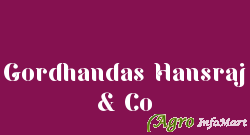 Gordhandas Hansraj & Co mumbai india