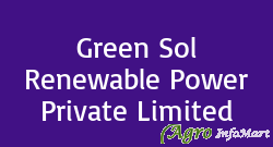 Green Sol Renewable Power Private Limited bangalore india