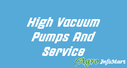 High Vacuum Pumps And Service