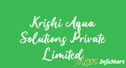 Krishi Aqua Solutions Private Limited bangalore india