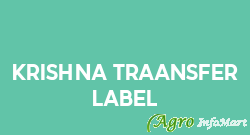 Krishna Traansfer Label