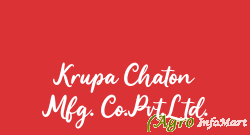 Krupa Chaton Mfg. Co.Pvt.Ltd.