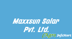 Maxxsun Solar Pvt. Ltd. hyderabad india