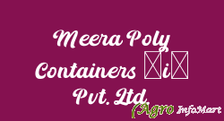 Meera Poly Containers (i) Pvt. Ltd. mumbai india
