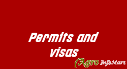 Permits and visas
