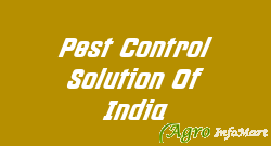 Pest Control Solution Of India