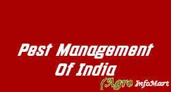 Pest Management Of India