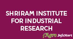 Shriram Institute For Industrial Research delhi india