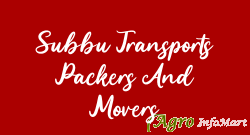 Subbu Transports Packers And Movers coimbatore india