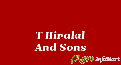 T Hiralal And Sons ahmedabad india