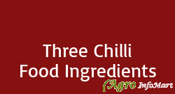 Three Chilli Food Ingredients