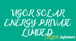 VIGOR SOLAR ENERGY PRIVATE LIMITED